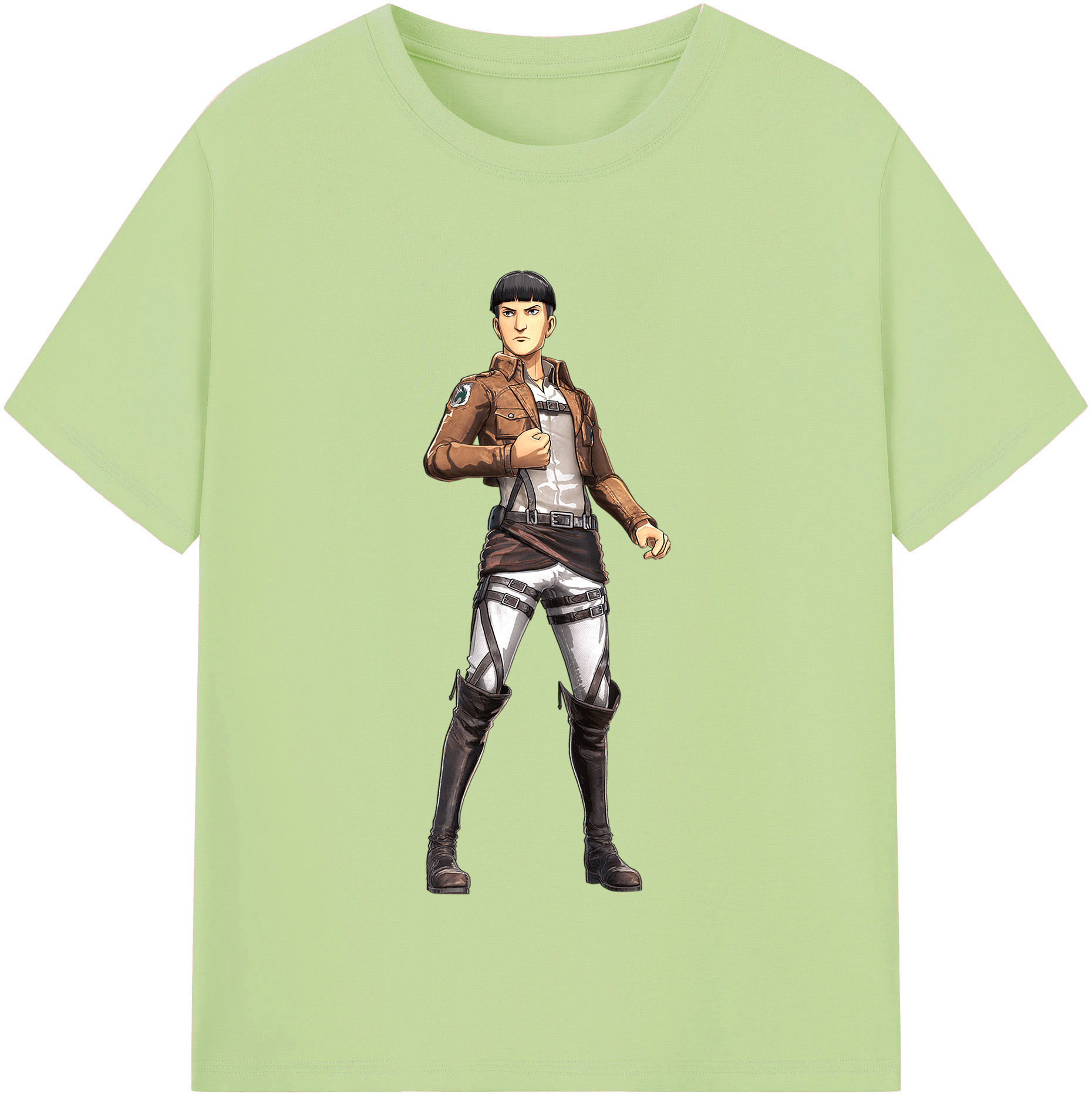 （画像用） 進撃の巨人 Attack on Titan 綿100％半袖Tシャツ（フロントプリント）